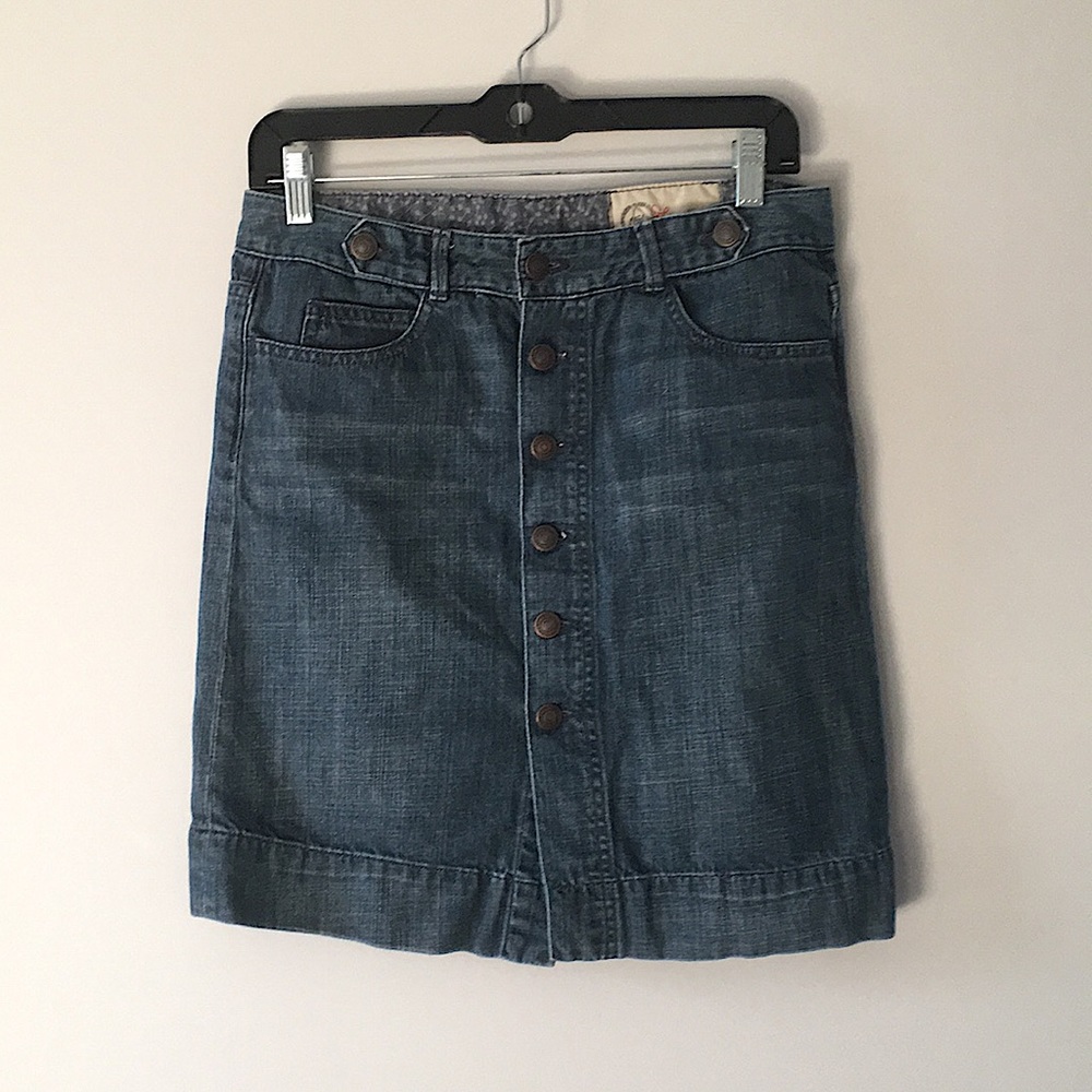 Gap Jeans Limited Edition Button Down Skirt